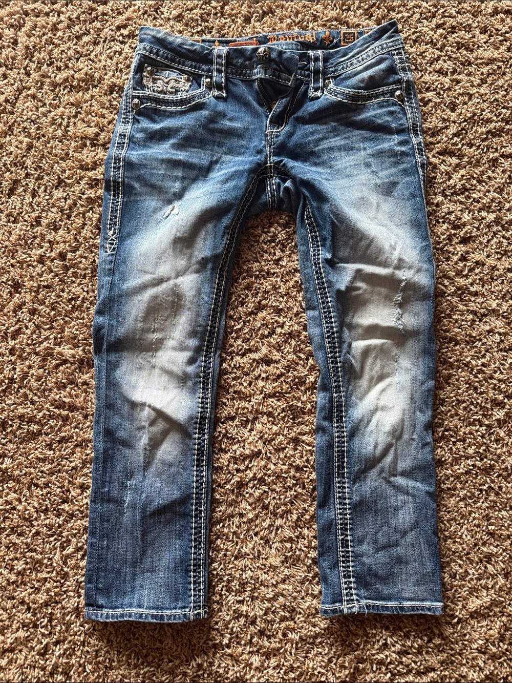 Rock revival women’s Jean capris